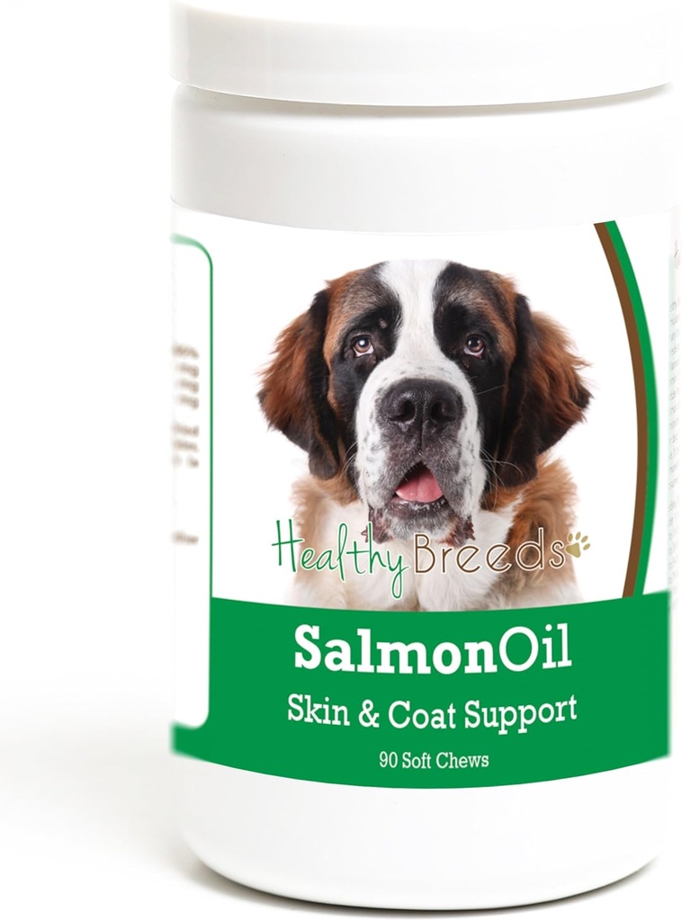 건강한 Breeds Saint Bernard Salmon 기름 연약한 Chews 90 조사