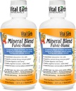 Vital Earth Minerals Fulvic Humic Mineral Blend Liquid 2-Pack - 70 + Trace Minerals, Electrolytes for Recovery, Balance & Energy, 32 Oz Ea + 1 Oz Cup Ea와 Fulvic Acid 보충