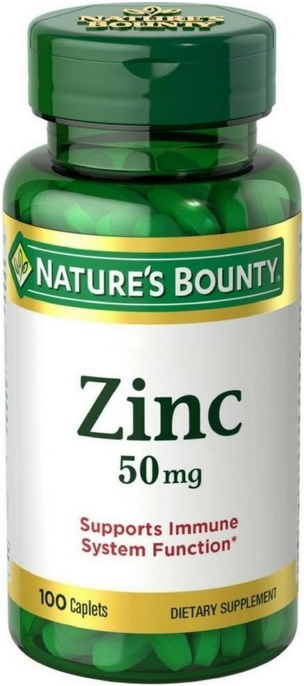 자연의 Bounty 아연 50 mg 모자 100 ea
