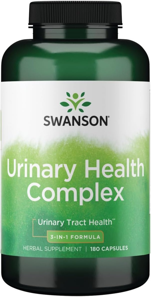 Swanson Urinary 건강 Complex Triple Herbal Protection Urinary Bladder 건강 지원 180 캡슐