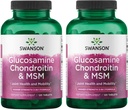 Swanson Glucosamine Chondroitin & Msm 500/400/200 밀리그램 120 탭 (2 팩)