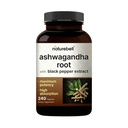 NatureBell Ashwagandha with Black Pepper, 240 캡슐 | 고 흡수 복합 단지 – 추가 강도 루트 추출 – Adaptogens Relaxation에 대 한 보충 – Non-GMO