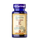Puritan의 Pride 비타민 E 184mg (400 IU) Selenium 50mcg, 면역 체계와 산화 방지제 건강 지원, 3 달 공급, 100 급속한 방출 Softgels를 위한 비타민 보충교재