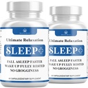Relaxation Sleep Aid, Natural Non-Habit Forming, Sleep Supplement Longer & Better Sleep, Chamomile, Magnesium, Melatonin, Ashwagandha, GABA, Drug-Free (120 Count) 지원 개발
