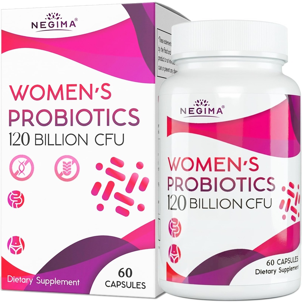 여성용 Negima Menopause 보충제, 여성용 120 억 CFUs Probiotics, 남성용 13-in-1 허브 및 식물 단지, - 60 캡