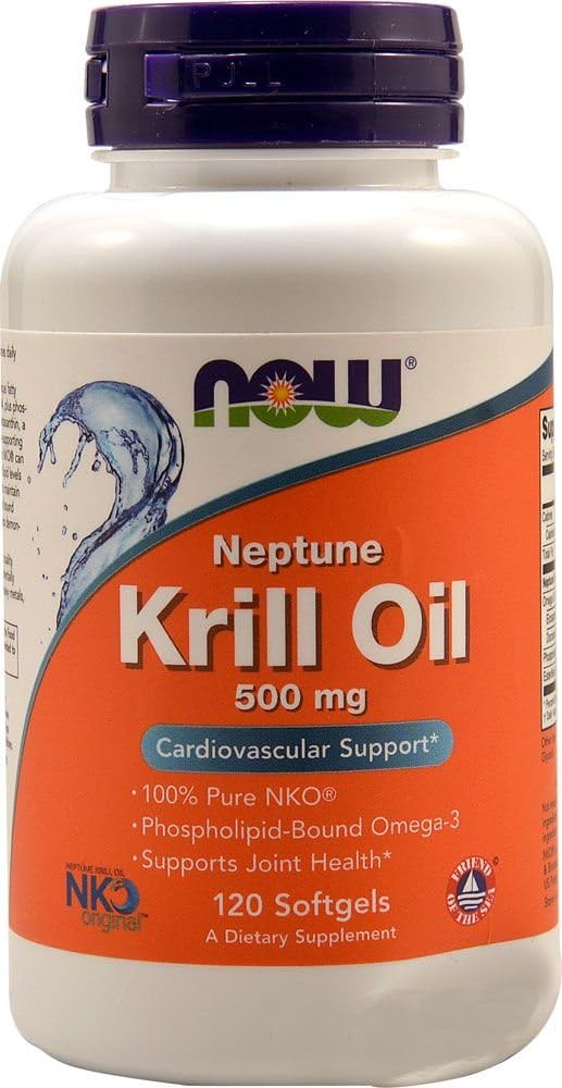 지금 음식 - Neptune 크릴 기름 500 mg. - 120 Softgels