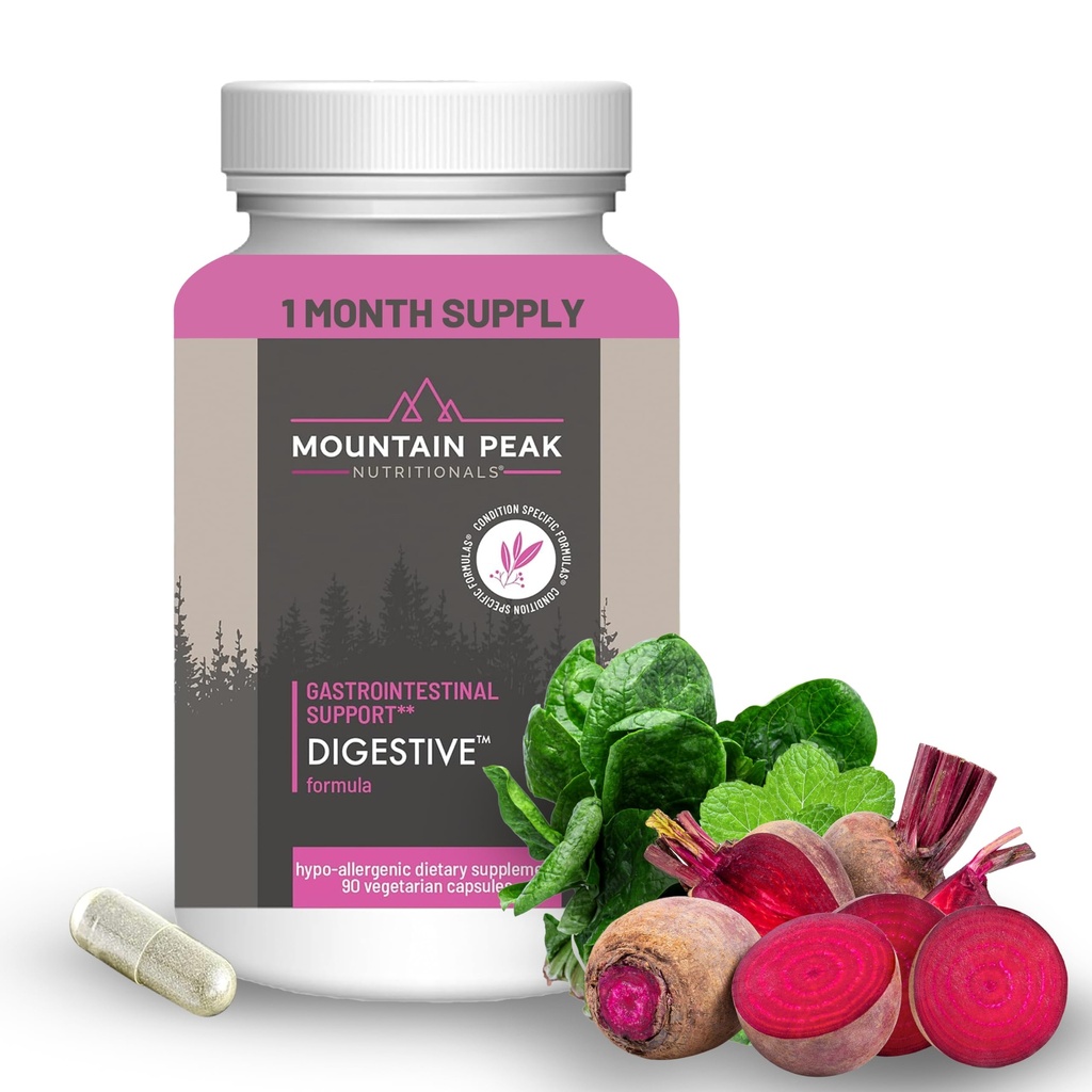 산 최고 영양 소화 효소 & Gut 건강 & Bloating 구호를 위한 Probiotics - 진보된 소화 보충교재 w/12-Strain Probiotic 혼합 & Betaine HCl (90 채식 캡슐)