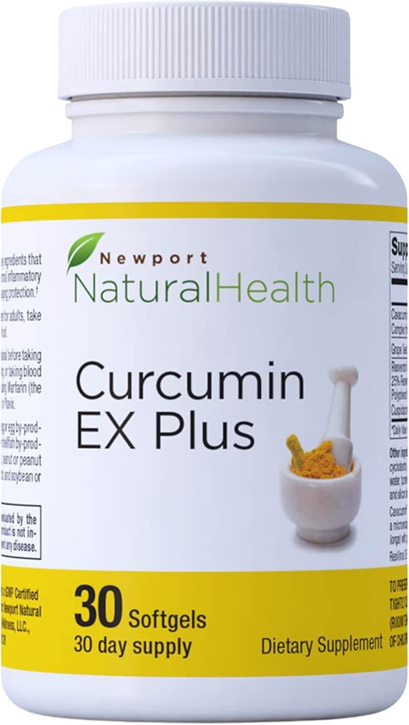 심황 쿠르쿠민 보충교재, 포도당 추출물, Resveratrol & 합동 건강 & 심장 건강, Curcuminoids Complex 500mg 캡슐을 가진 Curcumin EX 플러스 쿠르쿠민 EX