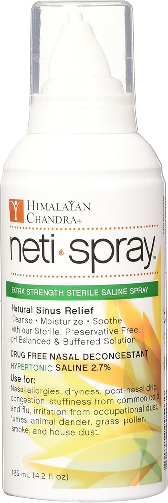 Himalayan Chandra Hypertonic 성인 Neti 스프레이, 4.2 오운스