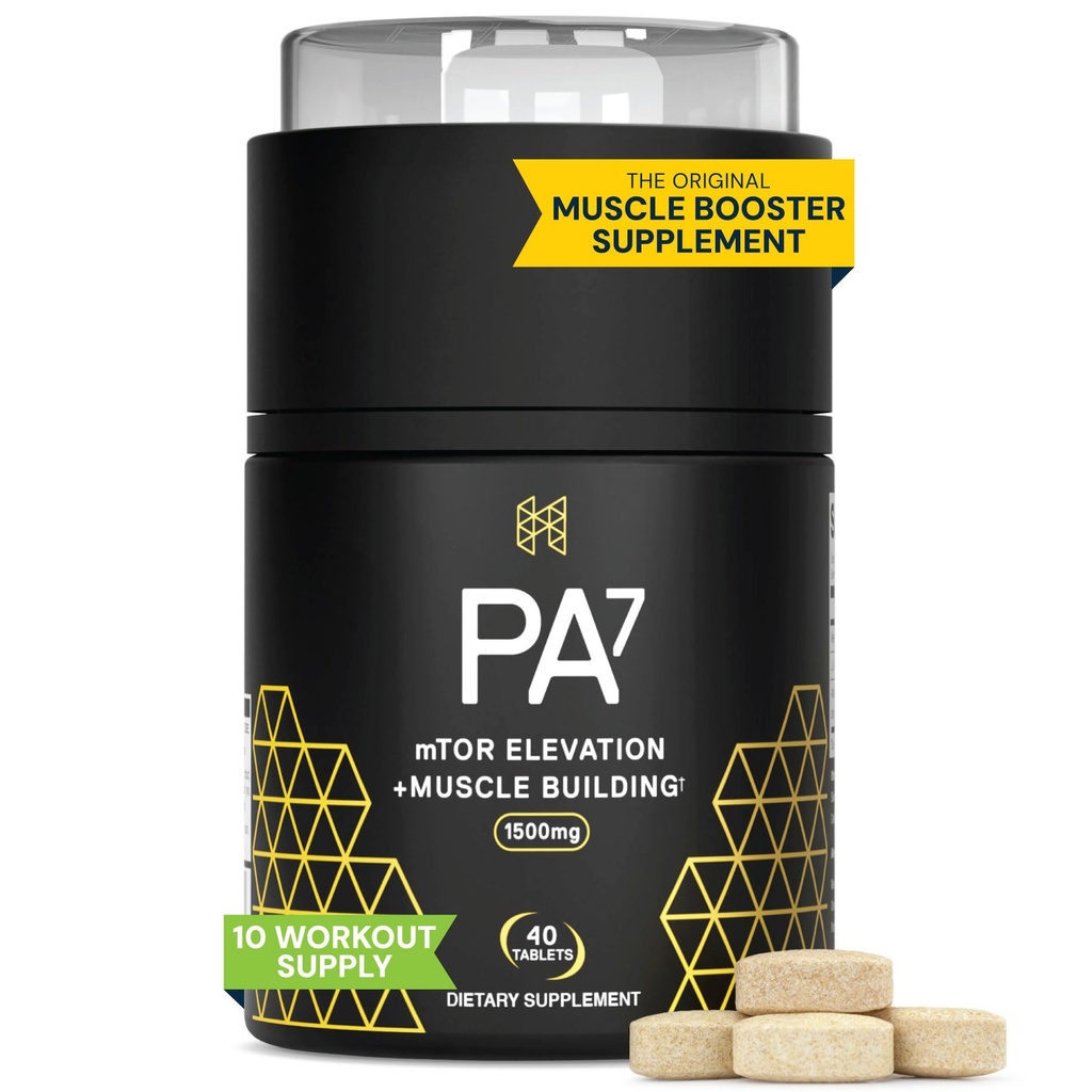 HPN PA(7) Phosphatidic Acid Muscle Builder Top Natural Muscle Builder - Boost mTOR | 직장에서 질량과 강도 구축 | 10 일 공급