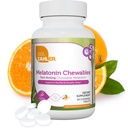 Zahler Melatonin 5mg Tablets - 빠른 인용 Chewable Melatonin 5 mg Tablets - 맛있은 오렌지 풍미 - 재완성 및 품질 수면 지원 - 미국 규정식 보충교재, 60 조사에서 한 Kosher Non GMO