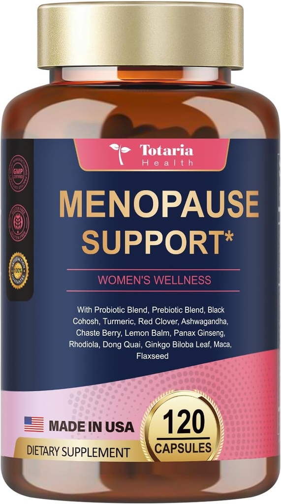 Menopause는 여자, Multibenefit & 완전한 검정 Cohosh 포괄적인 공식, 자연적인, 글루텐 자유로운, 여자 균형을 위한 보충교재를 보충합니다