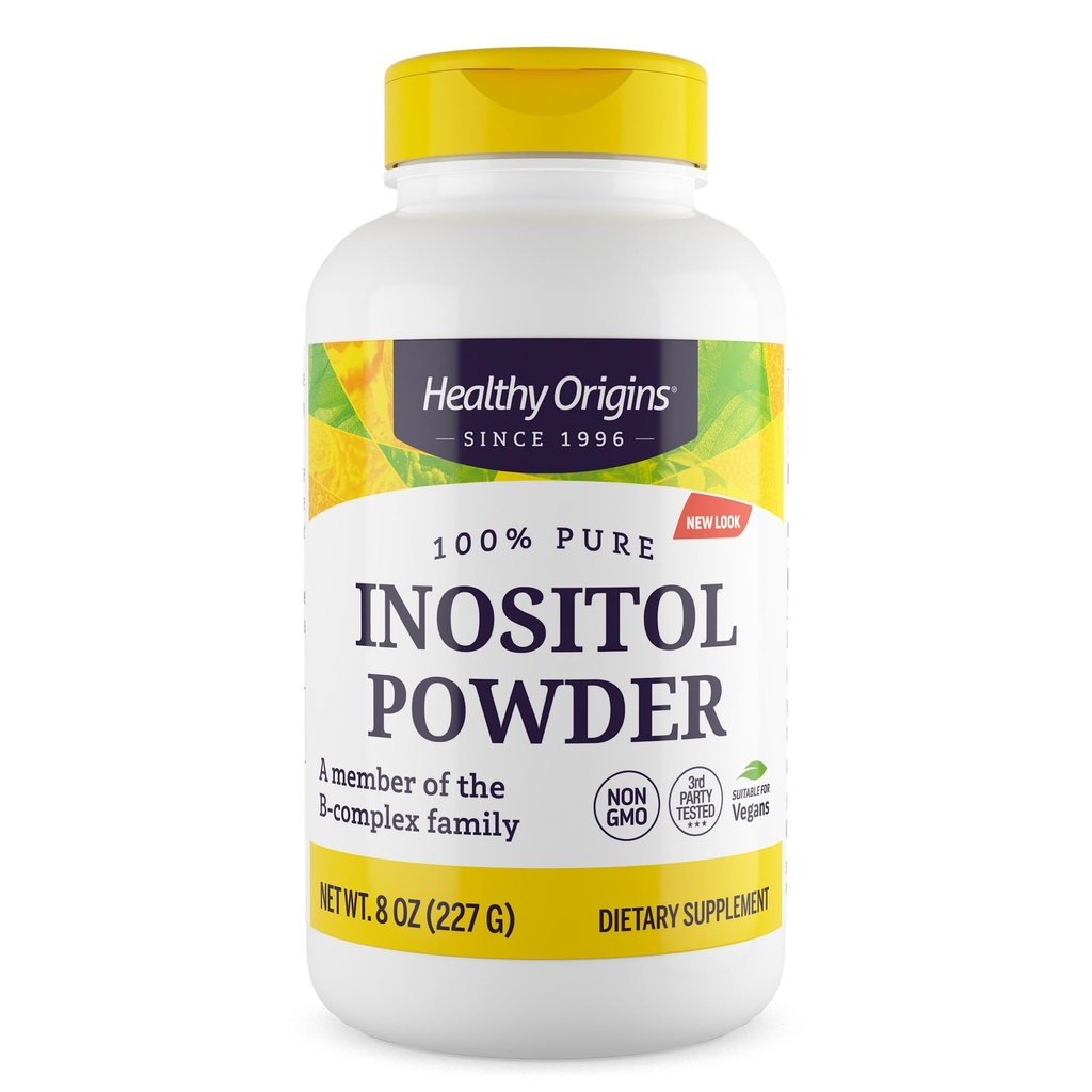 건강한 근원 Inositol 분말, 227 g - 피부를 위해, 머리 & 못 건강 - 비타민 B8 분말 보충교재 - B Complex 가족의 부분 - Vegan, 비 GMO & 글루텐 자유로운 보충교재 - 8개 Oz