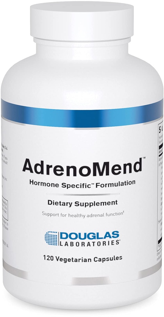 더글러스 Laboratories AdrenoMend - Rhodiola 초본 보충 - Adrenal 지원 - Ashwagandha, Bacopa Monnieri, 및 기타 어댑터 - Non-GMO - 120 채식 캡슐