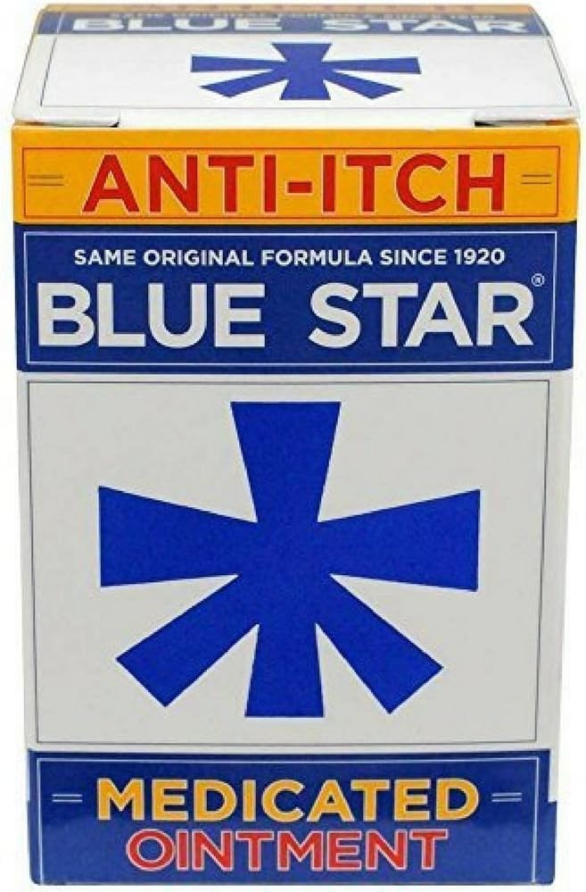Blue Star Anti-Itch Medicated Ointment 2 온스 (10 팩)