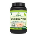 허브 시크릿 유기 완두 단백질 분말 | 2 Lbs. | 17 그램 단백질 1 인분 | 4.2 그램 BCAA 보충 | 비 GMO | 글루텐 무료 | 미국에서 만드는