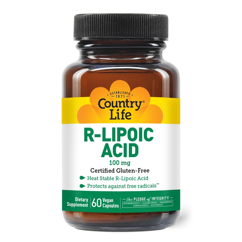 국가 생활 R 알파 Lipoic 산성 단지 300mg - 알파 Lipoic 산 270mg & R Lipoic 산 30mg - 산화 방지제 지원 - 아니 효모, 옥수수, 밀, 콩, 우유 - 알파 Lipoic 산 보충교재