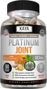 Kaya Naturals Platinum - Nature Made Bioperine, Glucosamine, Boswellia, 건강한 산화 방지제 재산, Turmeric Curcumin 1334mg - 60 캡슐을 가진 심황