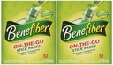 Benefiber 지팡이 팩 섬유 보충교재, 맛은, 완전하게 28-4g (0.14oz) 2PACK TOTAL 56 STICKS 녹습니다