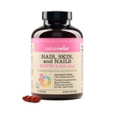NatureWise Hair Skin and Nails Vitamin, Biotin 5000mcg w/Hyaluronic Acid, C, B Complex, D3, A, E, Iron - Non-GMO, 글루텐 무료 - 270 Softgels[3-Month Supply]를 가진 여성을 위한 교원질