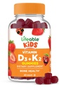 Lifeable Kids Vitamin D3 K2 Gummies | 1000iu D3 및 K2 100mcg | Bone Health and Immunity | VIT D3 K2 for Kids | 60 구미