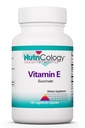 Nutricology 비타민 E 숙신산 보충교재 - 남자 & 여자를 위해, 400 IU D 알파 Tocopheryl, 산화 방지제, 채식 캡슐 - 100개 조사