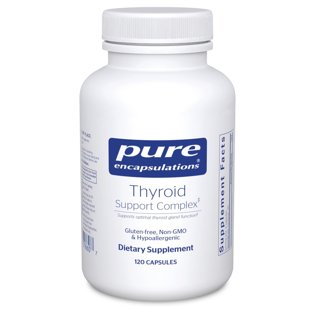 Pure Encapsulations Thyroid Support Complex - Thyroid Health* 지원 - Ashwagandha & Iodine - Non-GMO 및 채식주의자 - 120 캡슐