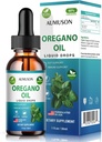 Oregano 기름 액체는 Carvacrol, 비타민 E를 가진 하락 - Oregano 하락의 6 달 공급 기름 Tincture 추출물, Cleanse, Detox, Immune 지원, 소화 Gut 건강 - 순수한 Vegan 초본 Oregano 기름 1oz