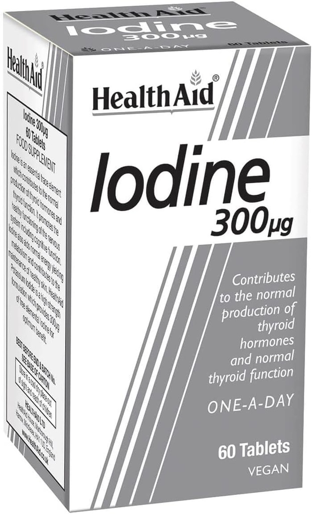 건강 보조 300mcg IdIodine 정제 - 60 정제 팩