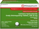 Cetirizine Hcl, 10mg Odt, 24 조사, 24 조사