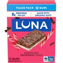 LUNA Bar - 초콜릿 페퍼 민트 스틱 맛 - 스낵 바 - Non-GMO - 글루텐 프리 단백질 바 - 유기 귀 (12 팩)로 제작