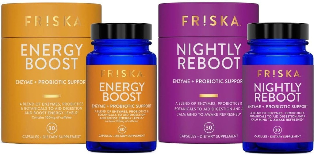 FRISKA 에너지 부스트와 밤 재부트 번들