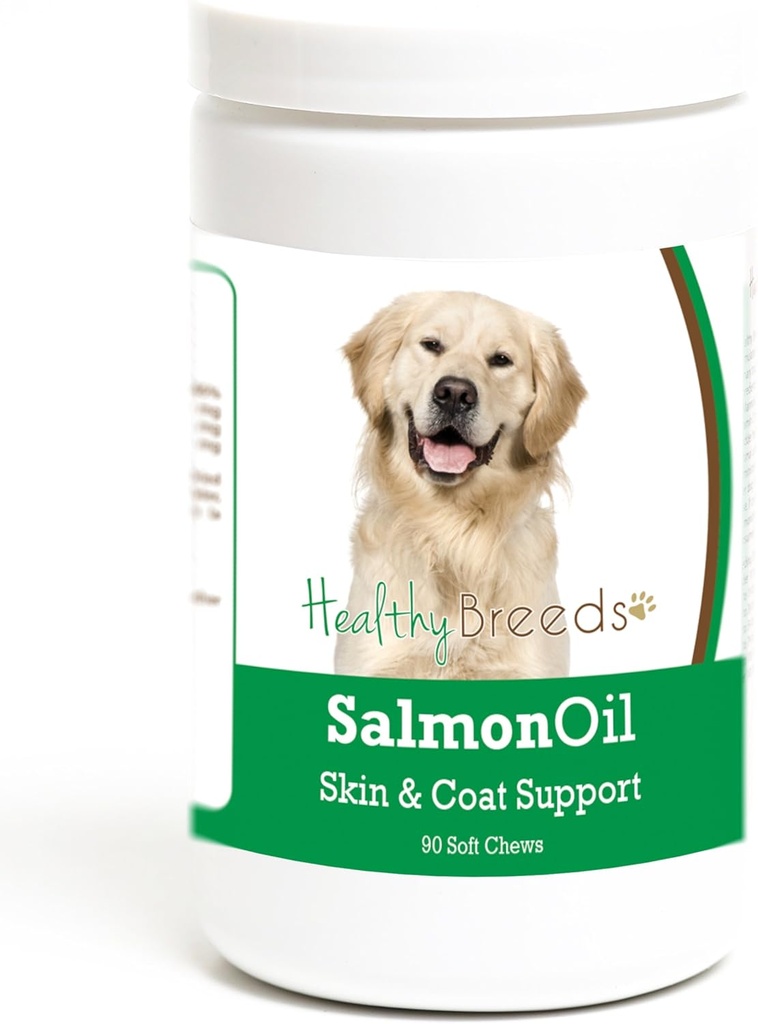 건강한 Breeds 황금 만회 Salmon 기름 연약한 Chews 90 조사