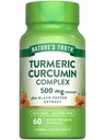 Nature's Truth Turmeric Curcumin with Black Pepper Extract | 60 캡슐 | 비 GMO 및 글루텐 프리 컴플먼트