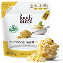 Foods Alive Non-Fortified Premium Nutritional Yeast Flakes, 6 온스 Unfortified vegan 치즈 분말 조미료