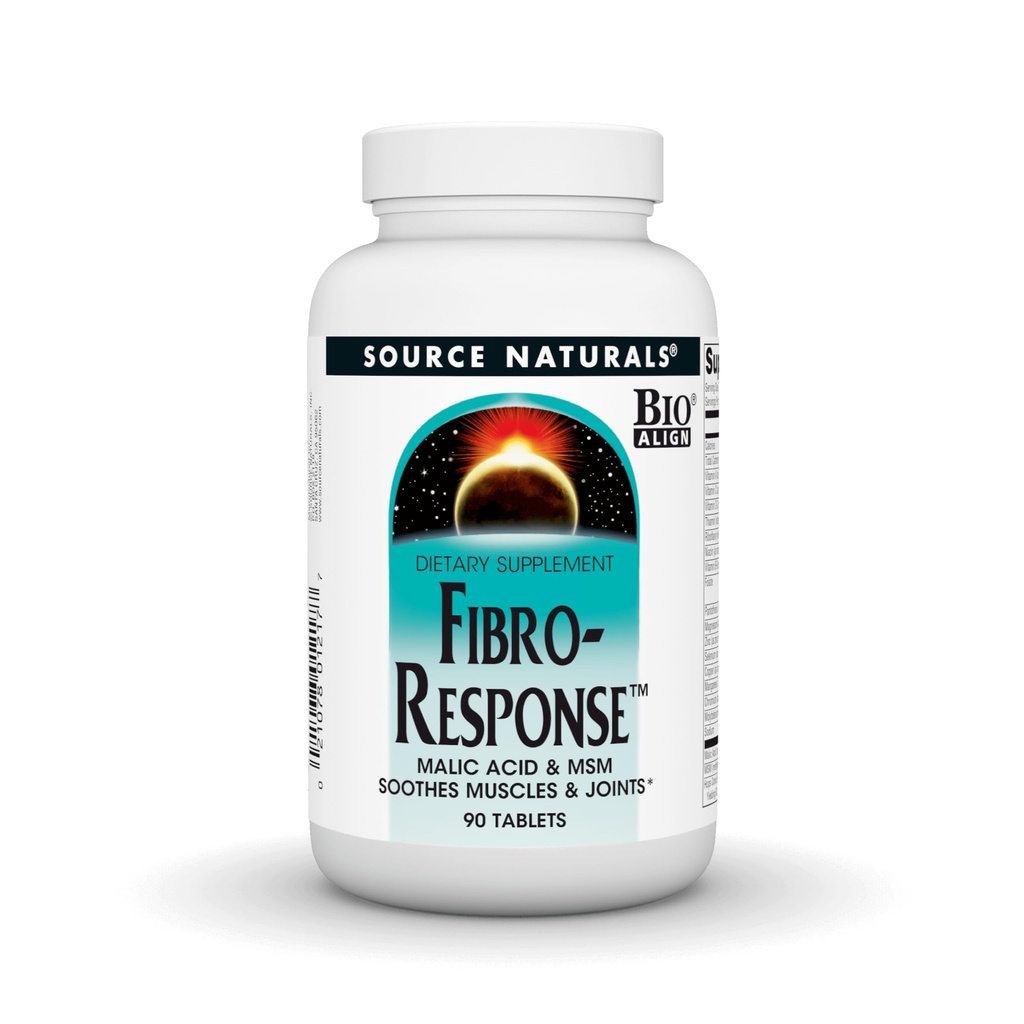 Source Naturals Fibro-Response Bio-Aligned Malic Acid & MSM, 90 정제