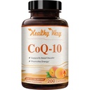 Coenzyme Q10 200mg CoQ10 보충교재 - 심장 건강을 위한 매일 CoQ10 200mg 분말 캡슐, 산화 방지제 & 에너지 지원 -Non-GMO, 빠른 흡수 Ubiquinone Q10 Coenzyme (단 하나)