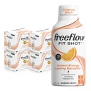 Freeflow Fit Energy Shots, Orange Slice, L-theanine, Ginseng, Vitamins, Prebiotics, Electrolytes (24 카운트, 2oz 샷)