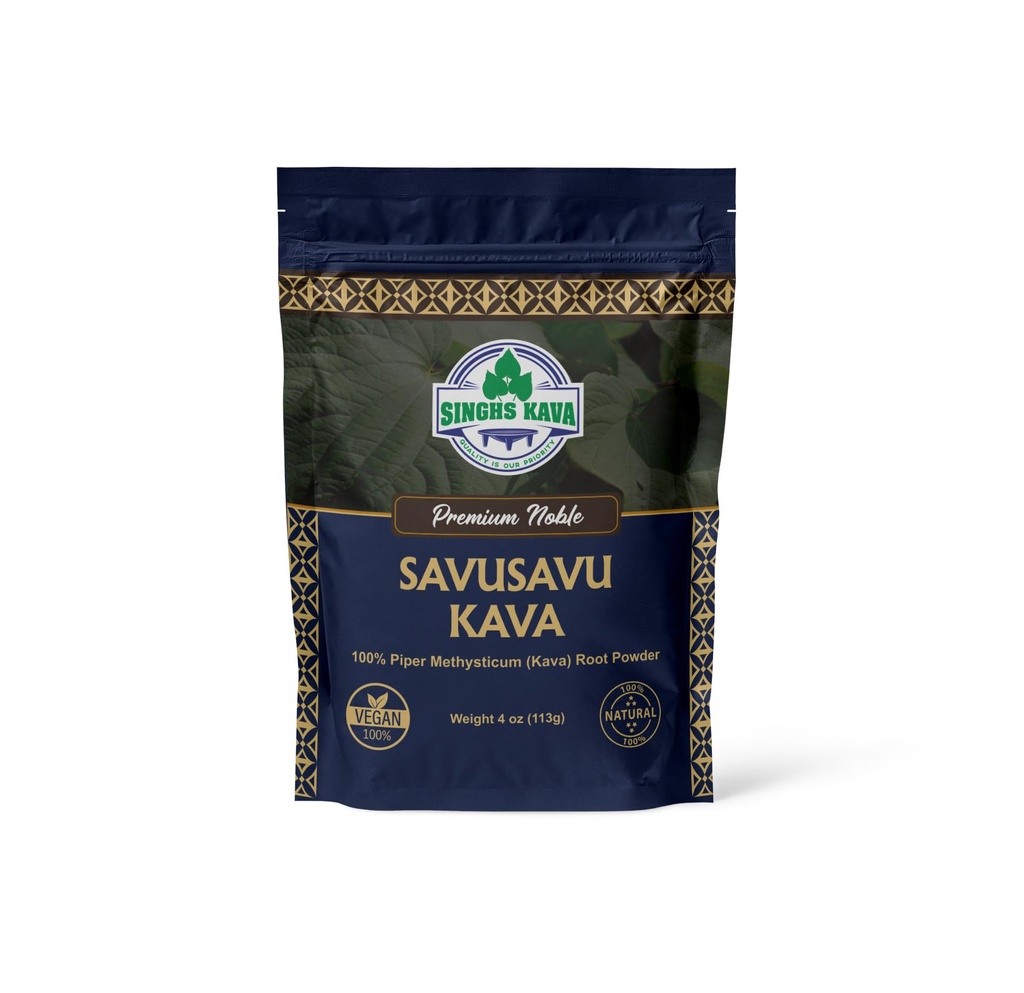 SINGHS 프리미엄 품질 Noble 피지 카바 - SAVUSAVU KAVA (16oz)