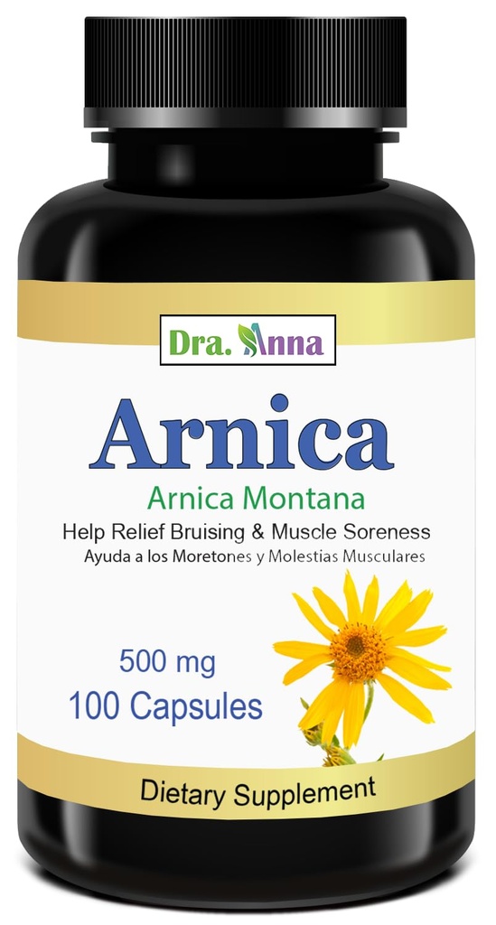 Arnica 몬타나 캡슐 500mg 100 캡슐