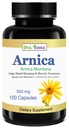 Arnica 몬타나 캡슐 500mg 100 캡슐