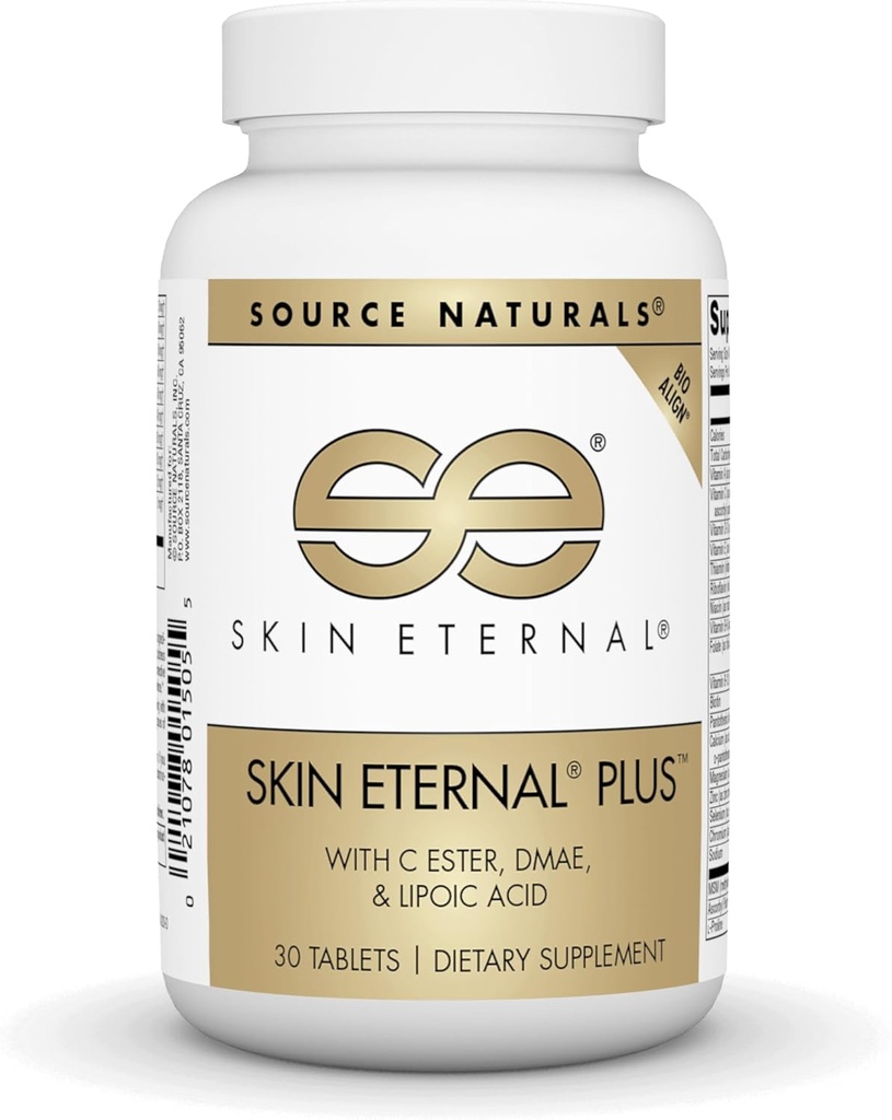 Source Naturals Skin Eternal Plus, C 에스테르, DMAE, & Lipoic Acid - 30 정제
