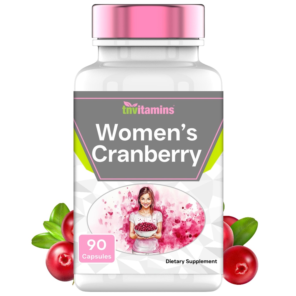 여성을위한 크랜베리 알약 : 30,000 mg - 90 캡슐 | 우린 트랙 건강 및 지원 * | 크랜베리 농축 추출물 여성을위한 비타민 보충 | 비 GMO | 미국에서 제작!
