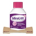 MiraLAX Laxative 분말, 성인, PEG 3350, Nonstimulant Laxative, No Harsh 부작용을 가진 Stool Softener를 위한 Gentle 변비 기복, Stirrer, 14 복용량을 포함합니다