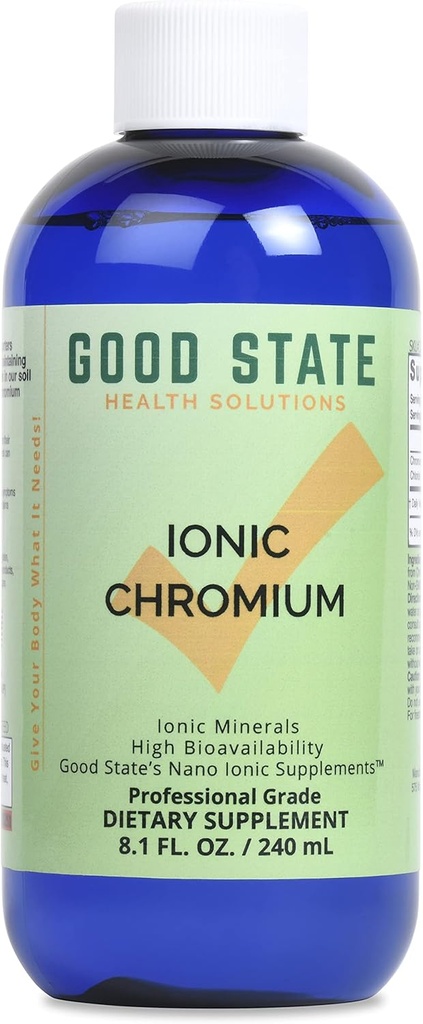 좋은 상태 액체 Ionic 크롬 (600 mcg에서 96 서빙 - 8 fl oz)