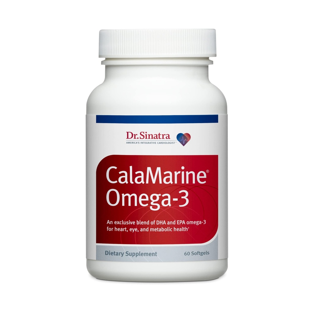 박사 Sinatra CalaMarine 오메가-3 DHA 및 EPA, 뇌, 심장 및 눈 건강을 위한 임상 급료를 가진 보충교재, 60 Softgels