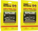 Moles & Gophers (20 관)를 위한 마늘 갱도 관