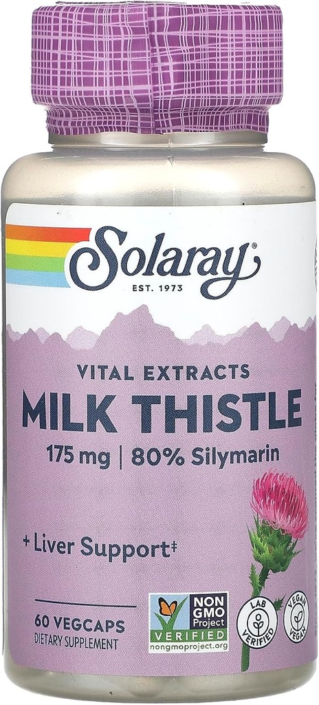 Solaray 우유 이틀 추출물 보충교재, 175mg, 60 조사
