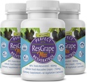 완벽한 ResGrape 최대, 병 당 60의 식물성 캡슐 (3) ~ 99% Trans-Resveratrol & Muscadine 포도 ~ 노화 방지 보충교재 & 유력한 산화 방지제