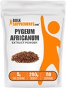 BulkSupplements.com Pygeum Africanum Extract Powder - Pygeum Bark, Nutritional Supplement - 글루텐 무료 - 5g, 250g (8.8 oz) (1 개)